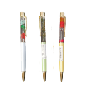 Penna a Sfera con Fiori Colorati . Arte&bene