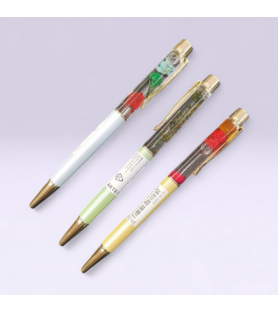Penna a Sfera con Fiori Colorati . Arte&bene