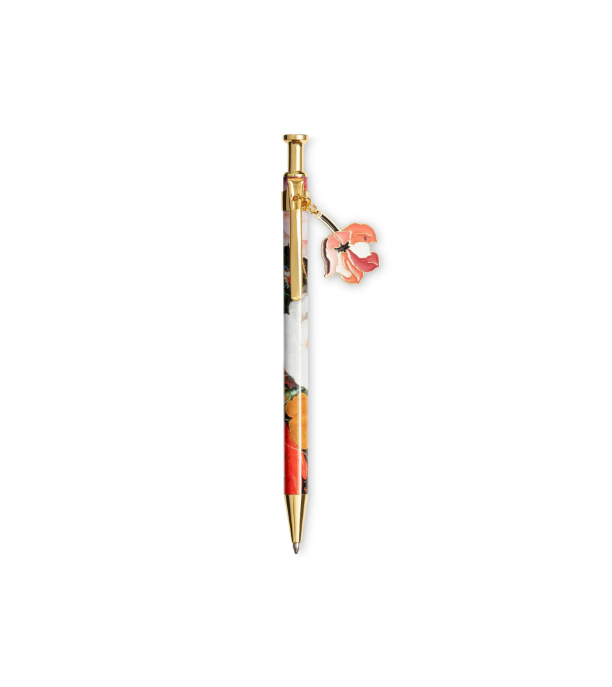 Penna con gancio a fiori - Flowerprint Mignon