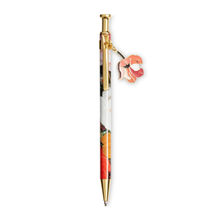 Penna con gancio a fiori - Flowerprint Mignon