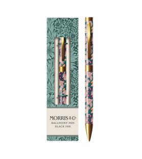 William Morris - Penna a Sfera . floreale con inchiostro nero
