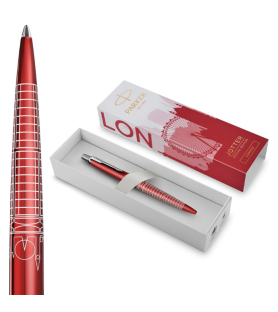 Penna a sfera a scatto Parker Jotter M Special Edition London . Inchiostro blu