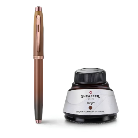 Stilografica Sheaffer 100 Coffee Edition inchiostro  con profumazione caffe'
