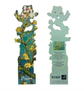 Segnalibro pop-up realizzato con la tecnica del quilling. Mandorlo in Fiore