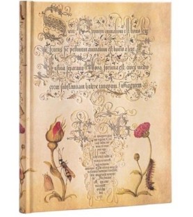 Paperblanks- Taccuino pagina bianca, copertina rigida ,cm 18x12- Mira botanica