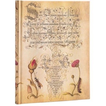 Paperblanks- Taccuino pagina bianca, copertina rigida ,cm 18x12- Mira botanica