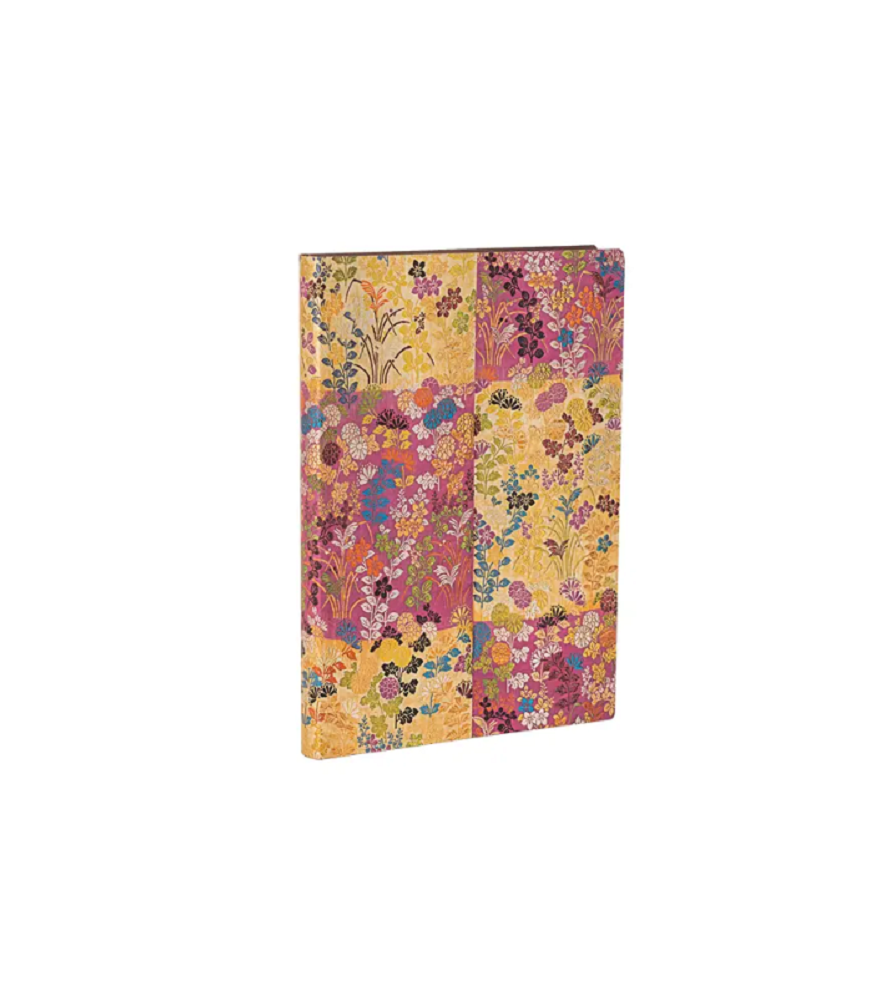 Paperblanks-Diario taccuino 12x18cm senza  righe - Flexi- Rosa Kara-ori Pink