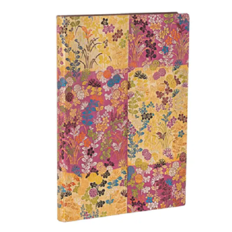 Paperblanks-Diario taccuino 12x18cm senza  righe - Flexi- Rosa Kara-ori Pink