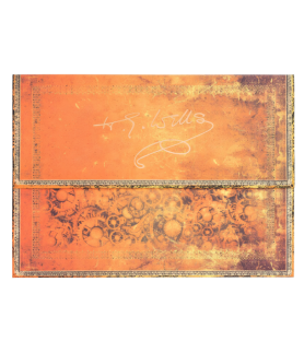 Paperblanks- Cartellina per documenti 32,5x23,5x0.5 cm. 75º ANNIVERSARIO DELLA MORTE DI H.G. WELLS