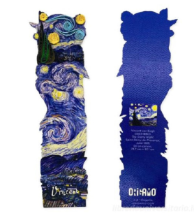 Segnalibro Notte Stellata Van Gogh Filigrana Pop-up | Origamo