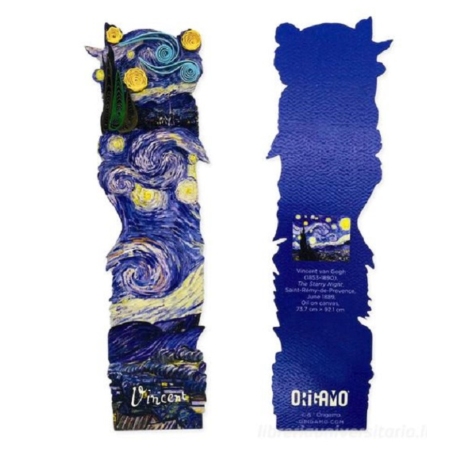 Segnalibro Notte Stellata Van Gogh Filigrana Pop-up | Origamo