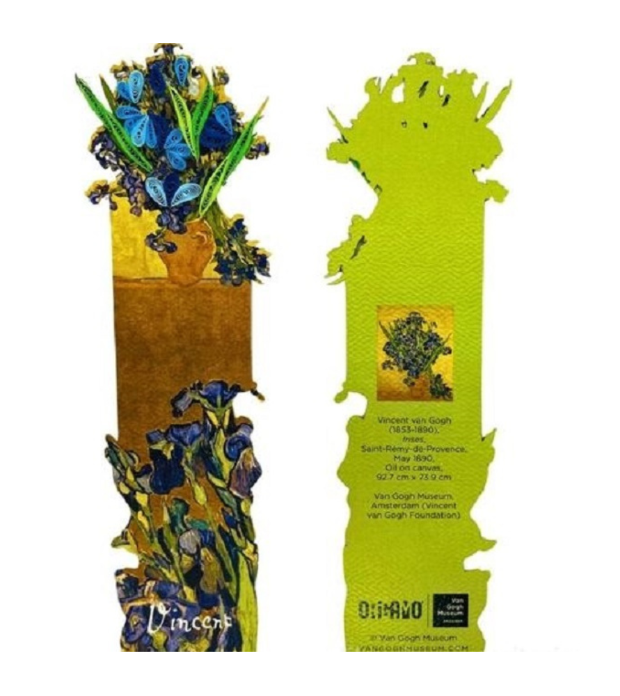 Segnalibro Iris di Van Gogh Filigrana Pop-up | Origamo