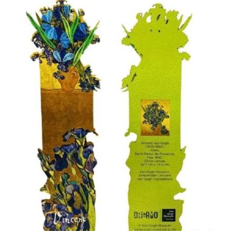 Segnalibro Iris di Van Gogh Filigrana Pop-up | Origamo