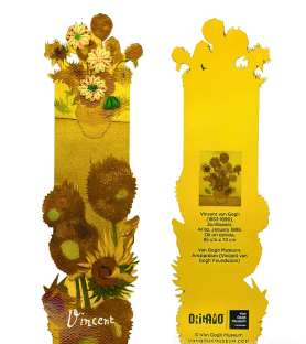 Segnalibro I Girasoli di Van Gogh Filigrana Pop-up | Origamo