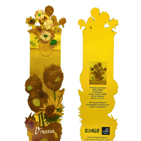 Segnalibro I Girasoli di Van Gogh Filigrana Pop-up | Origamo