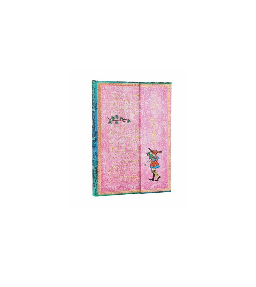 Taccuino rigido pagine a righe cm 13x18 - Pippi Calzelunghe - Paperblanks