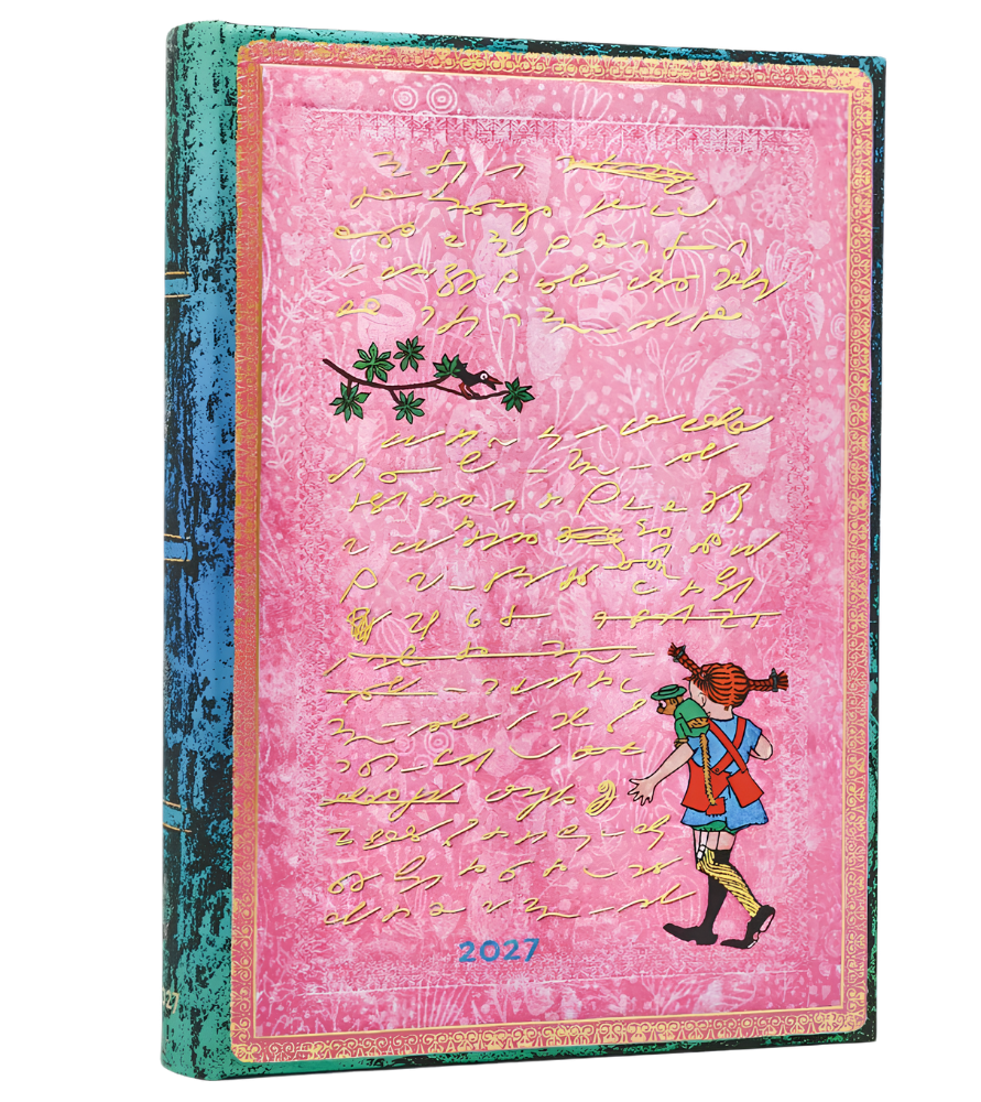 Agenda Giornaliera 2027 Pippi Calzelunghe Midi - Paperblanks- Formato Medio/A6.