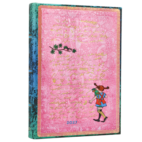 Agenda Giornaliera 2027 Pippi Calzelunghe Midi - Paperblanks- Formato Medio/A6.