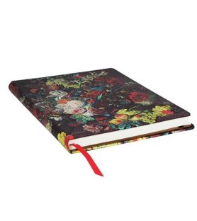 Paperblanks, quaderno taccuino rigido, cm 12x17, riga,Van Huysum