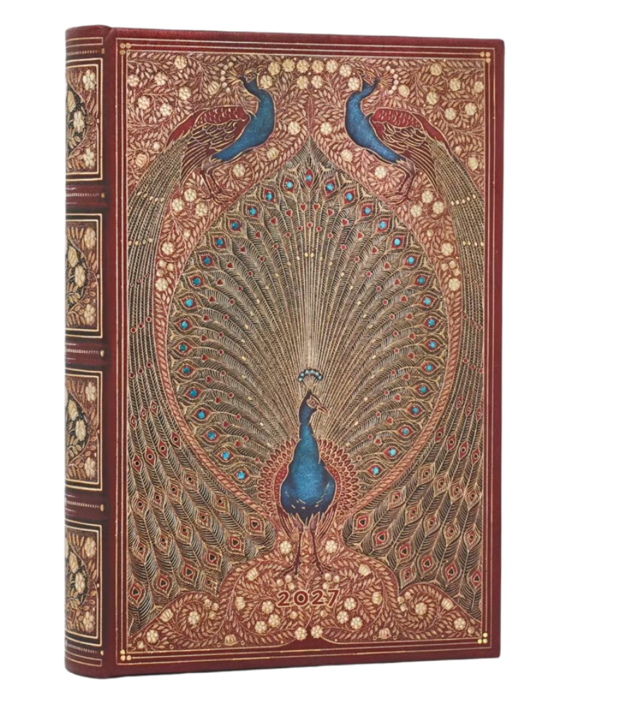 Agenda Giornaliera 2027 I Pavoni di Hafez Mini | Paperblanks