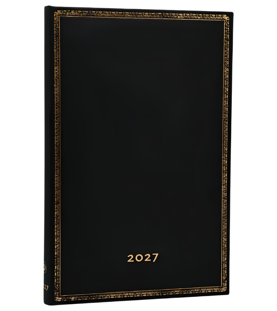 Agenda Settimanale 2027 Black Edition Midi | Paperblanks
