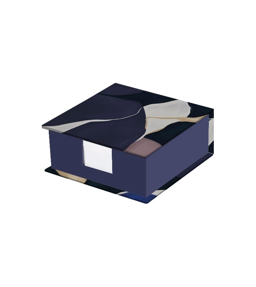 Blocchetto cubo - Iconic - Frammenti - 11x11x4,5 cm - Carta Clairefontaine Bianca