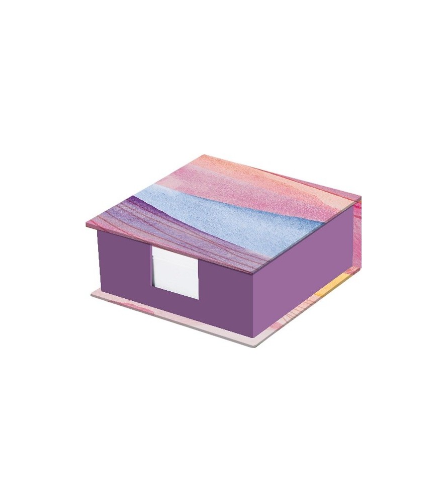Blocchetto cubo - Iconic - Strate- 11x11x4,5 cm - Carta Clairefontaine Bianca