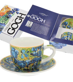 Tazzina Caffè Espresso e Piattino Iris Van Gogh | Carmani