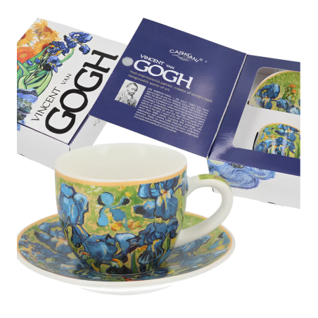 Tazzina Caffè Espresso e Piattino Iris Van Gogh | Carmani