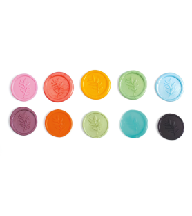Scatola di 200 perle di  ceralacca - colori vivaci. Graine creative