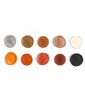 Scatola di 200 perline di  ceralacca - colori metallizzato