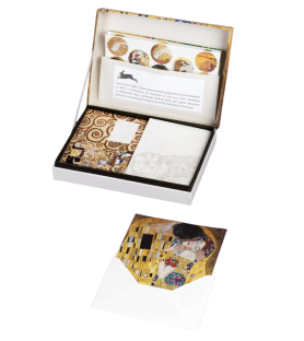 Set Lettere e Buste Gustav Klimt 40 Pezzi | Muse di Carta