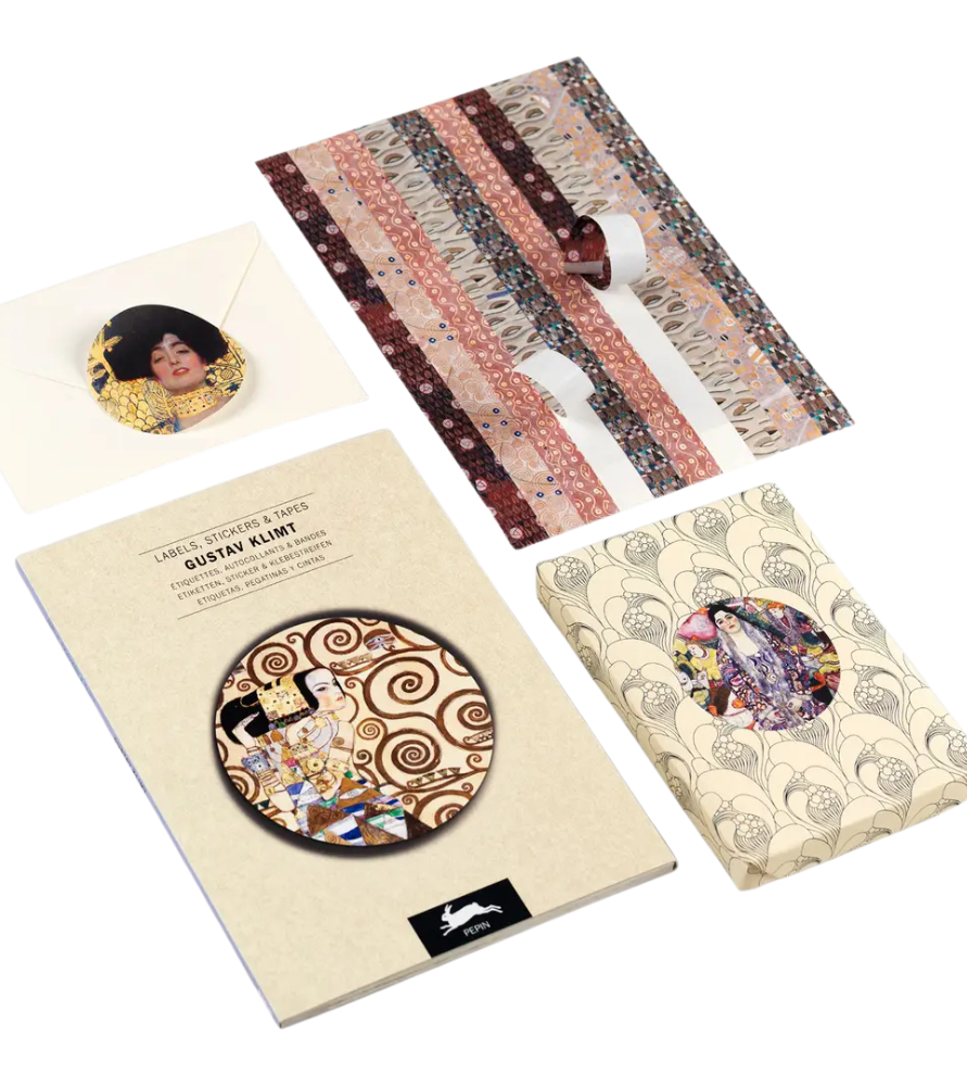 Set Etichette Adesivi e Washi Tape Klimt | Pepin Press