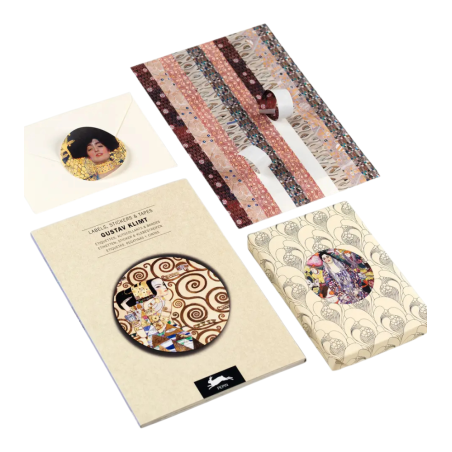 Set Etichette Adesivi e Washi Tape Klimt | Pepin Press