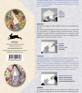 Set Etichette Adesivi e Washi Tape Klimt | Pepin Press