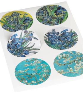 Quaderno di etichette e nastri adesivi Vincent Van Gogh | Pepin Press | Muse di Carta