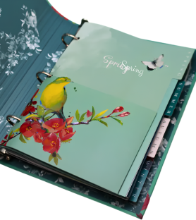 Planner A5 ad Anelli "Il Giardino" | The Great British Card Company