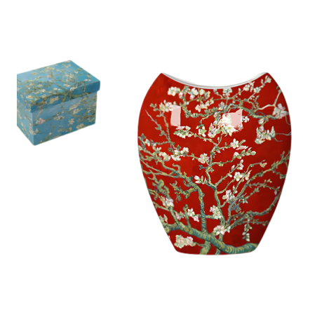 Vaso Van Gogh Mandorlo in Fiore rosso H 25 cm | Socadis