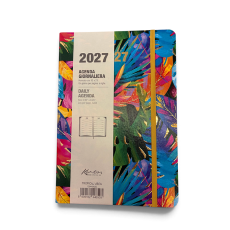 Agenda Giornaliera 2027 Kartos Tropical Vibes | Muse di Carta