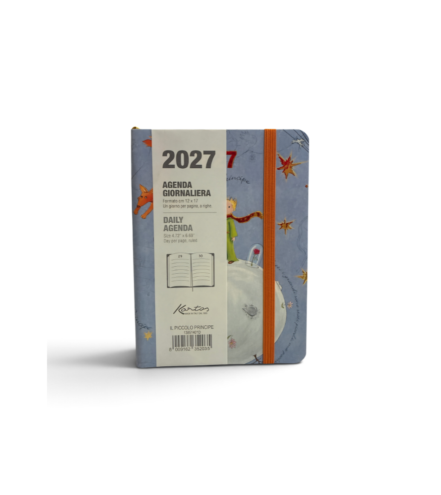 Agenda Giornaliera 2027 Kartos Il Piccolo Principe 15x21 | Muse di Carta