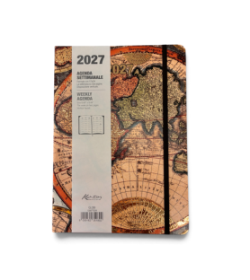 Agenda Settimanale 2027 Kartos Globi 17x24 | Muse di Carta