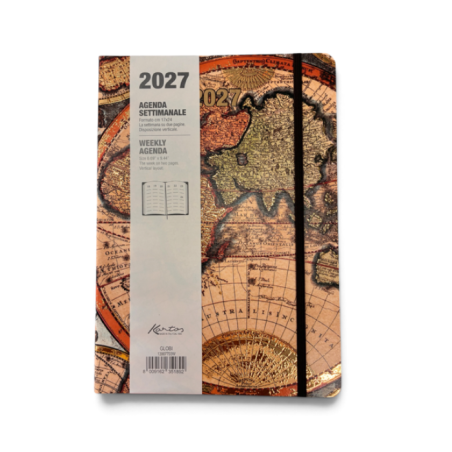 Agenda Settimanale 2027 Kartos Globi 17x24 | Muse di Carta
