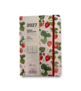 Agenda Giornaliera 2027 Kartos Strawberries 15x21 | Muse di Carta