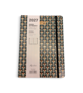 Agenda Settimanale 2027 Kartos Fish Scale 17x24 | Muse di Carta