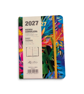 Agenda Giornaliera 2027 Kartos Tropical Vibes 12x17 cm