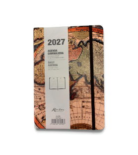 Agenda Giornaliera 2027 Kartos Globi 12x17 cm