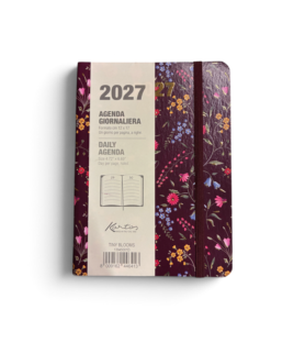 Agenda Giornaliera 2027 Kartos Tiny Blooms 12x17 cm