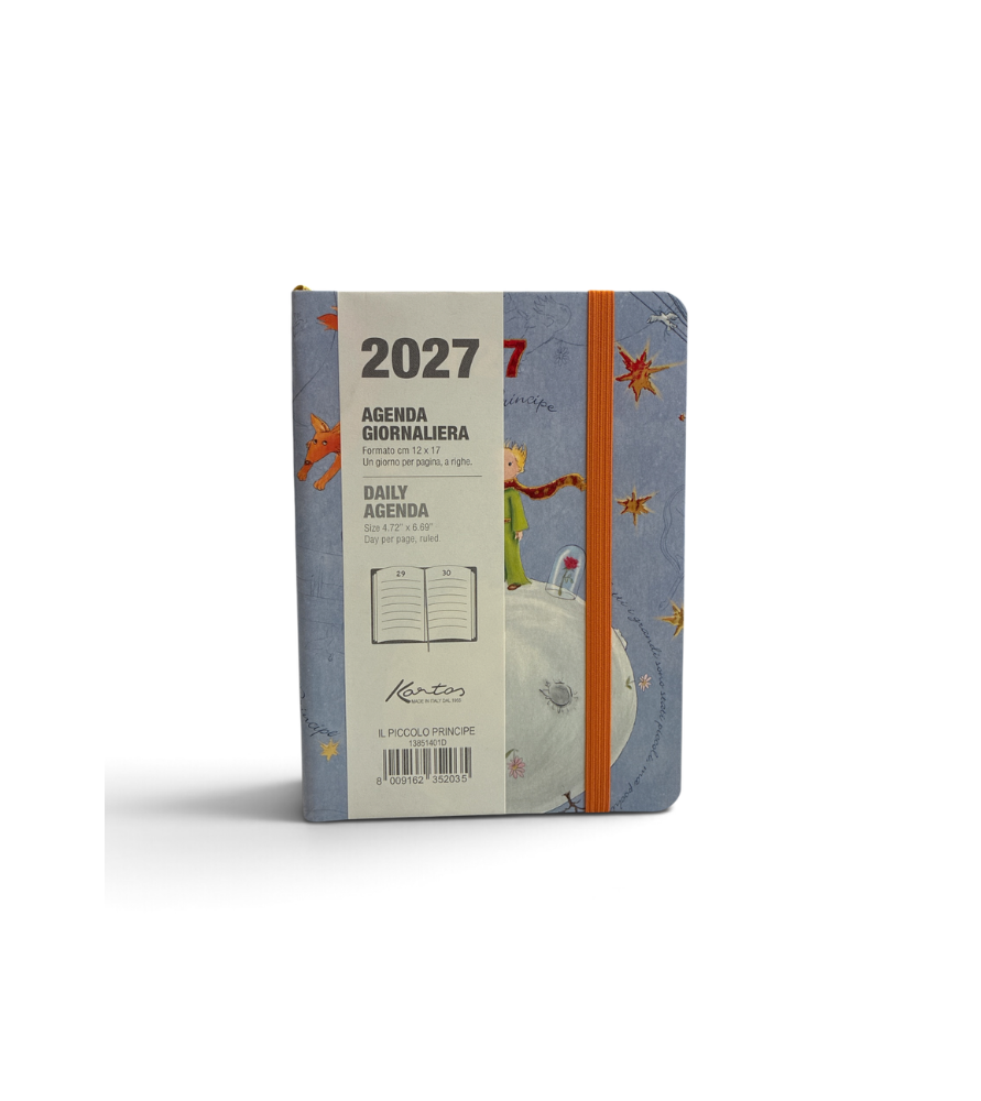 Agenda Giornaliera 2027 Kartos Il Piccolo Principe 12x17 cm