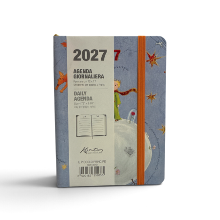 Agenda Giornaliera 2027 Kartos Il Piccolo Principe 12x17 cm