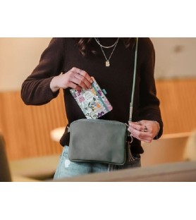 Borsa Tracolla e Clutch MAJOIE Salvia Soft | Muse di Carta